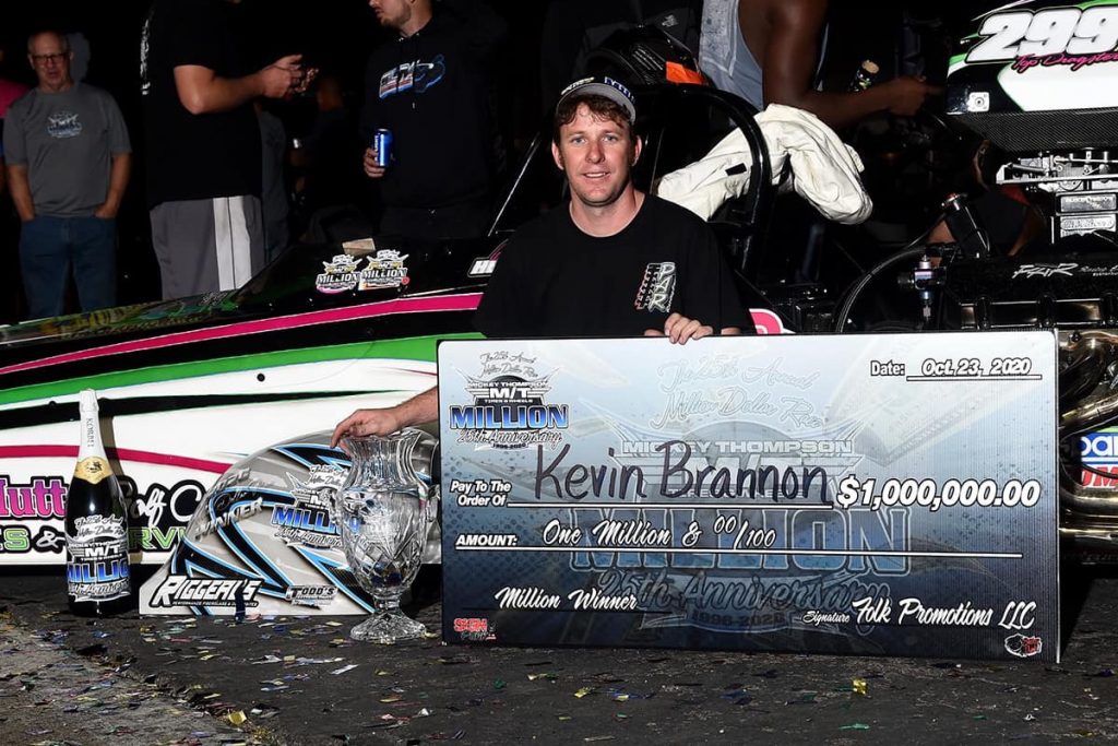 Kevin Brannon wins the 25th Annual Million Dollar Drag Race